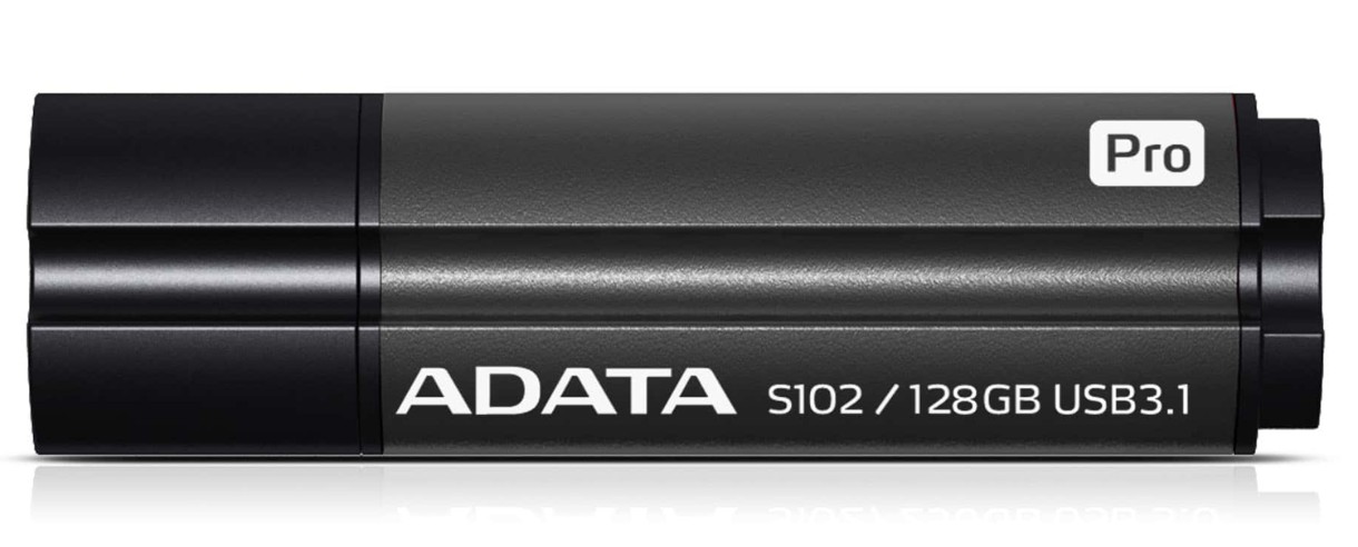 Флеш-накопитель Adata S102 Pro 128Gb Titanium-Gray