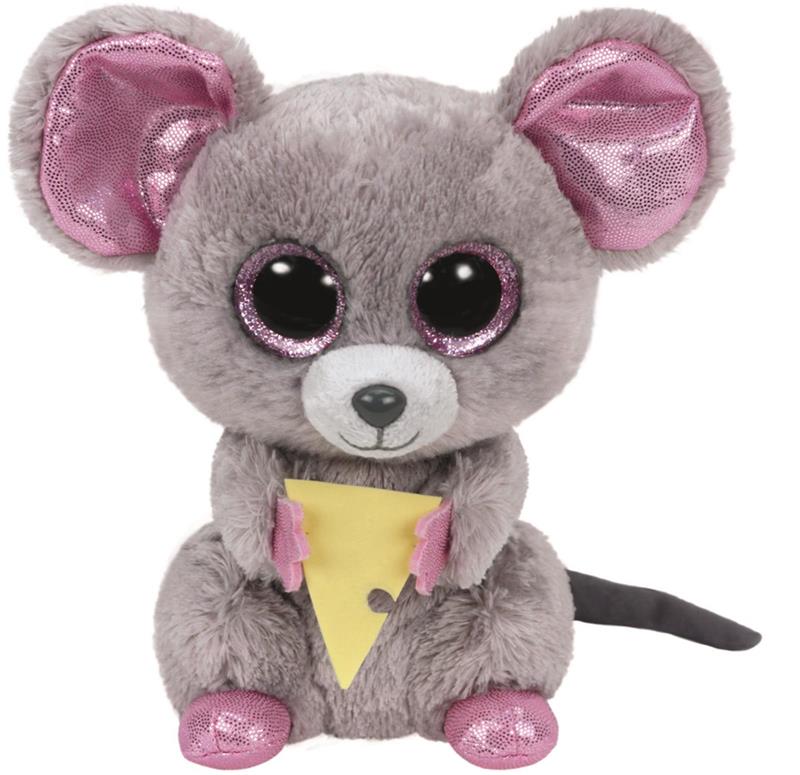 Мягкая игрушка Ty Squeaker Mouse w/cheese 15 cm (TY36192)