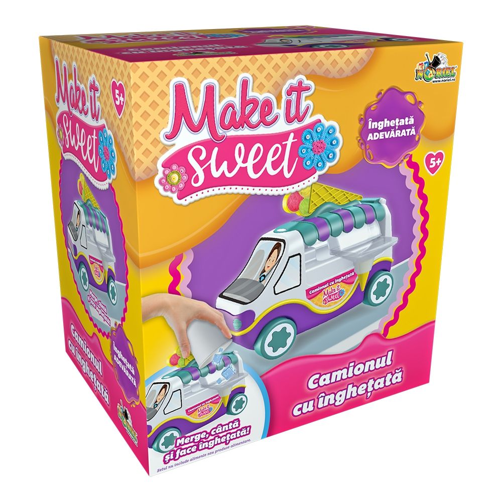 Машина Noriel Make it Sweet - Camionul cu inghetata (INT3948)