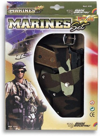 Пистолет Edison Giocattoli Marines Set (4201)