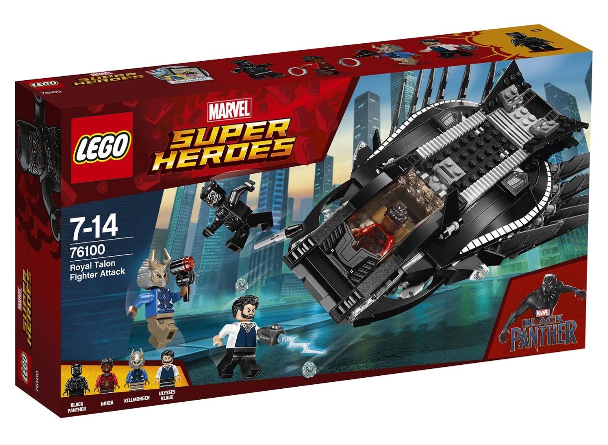 Set de construcție Lego Marvel: Royal Talon Fighter Attack (76100)