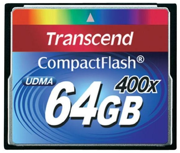 Сard de memorie Transcend CompactFlash 64Gb 400X (TS64GCF400)