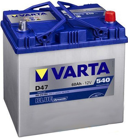 Автомобильный аккумулятор Varta Blue Dynamic D47 (560 410 054)