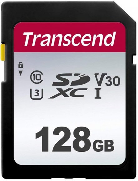 Карта памяти Transcend SDXC 128Gb Class 10  UHS-I (TS128GSDC300S)