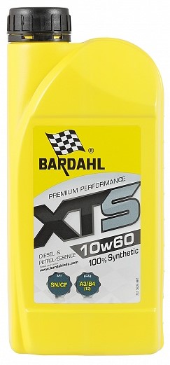 Моторное масло Bardahl XTS A3/B4 API SN/CF 10W-60 1L