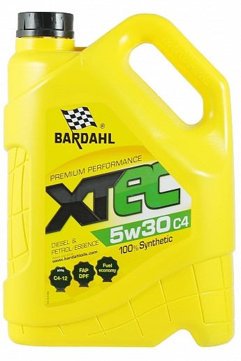 Моторное масло Bardahl XTEC C4 5W-30 5L