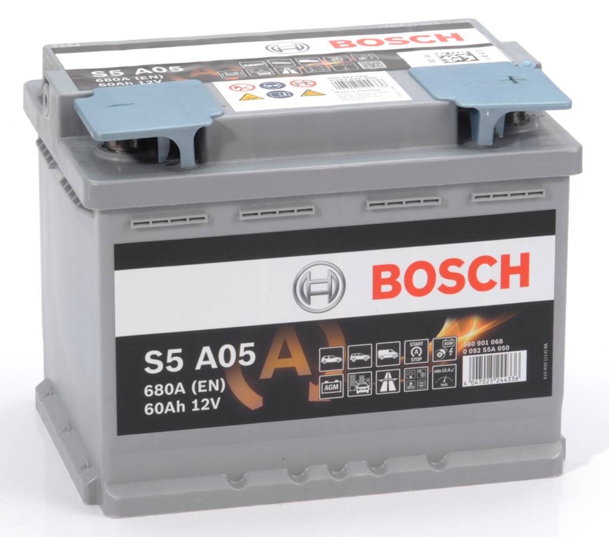 Acumulatoar auto Bosch S5 A05 (0 092 S5A 050)