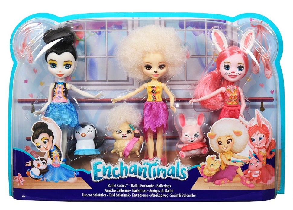 Păpușa Barbie Ballet Cuties Doll (FRH55)