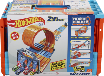 Set jucării transport Hot Wheels Set Track Builder (FTH77)