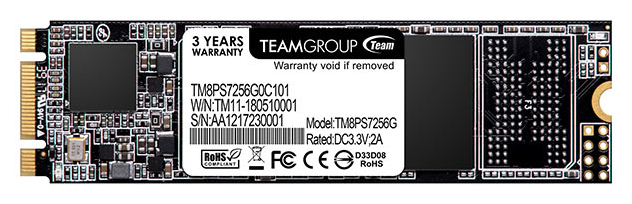 SSD накопитель Team MS30 256Gb (TM8PS7256G0C101)