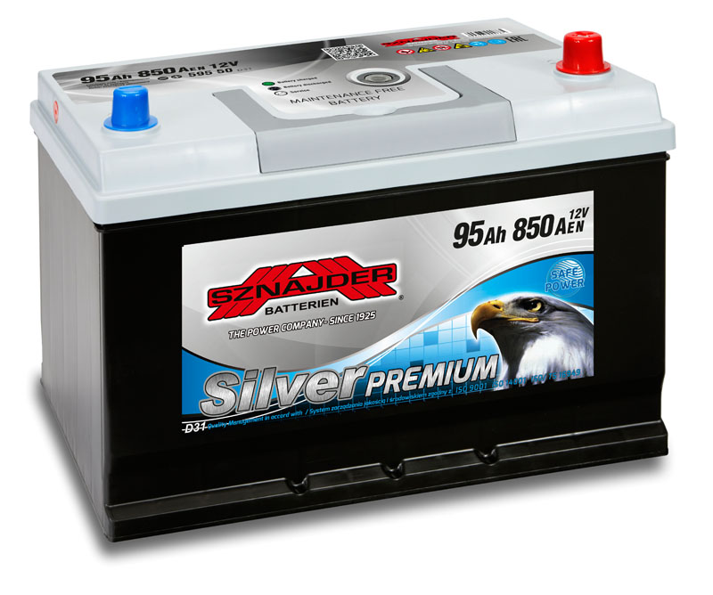 Автомобильный аккумулятор Sznajder Silver Premium Japan Cars 595 50