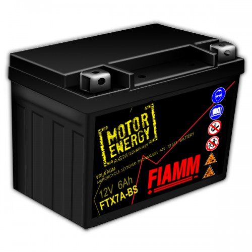 Автомобильный аккумулятор Fiamm Motor Energy FTX7A-BS (7904479)