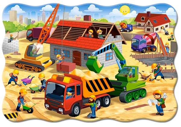 Puzzle Castorland 20 Maxi House in Construction (C-02412)