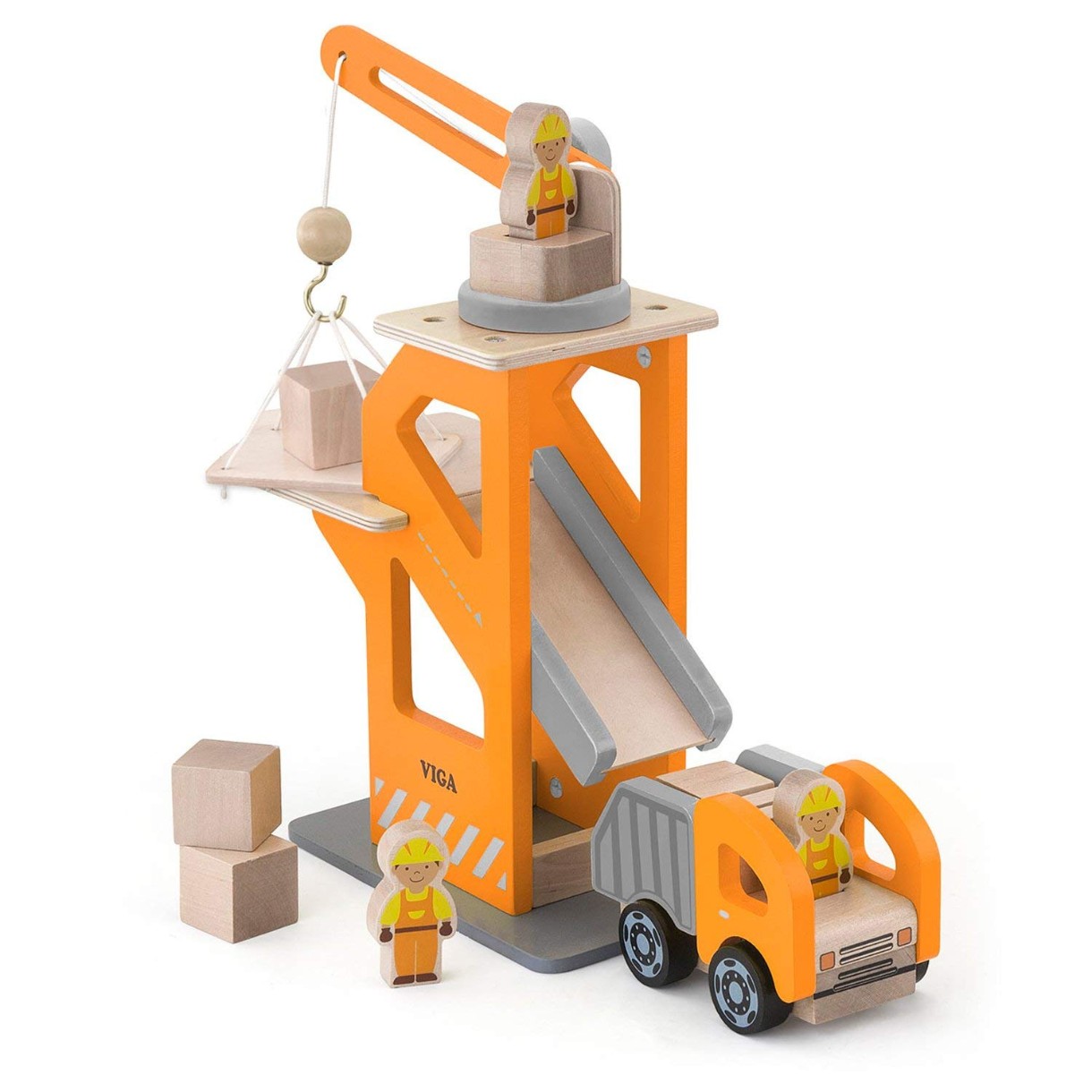 Игровой набор Viga Crane Lift with Dumper (51616)