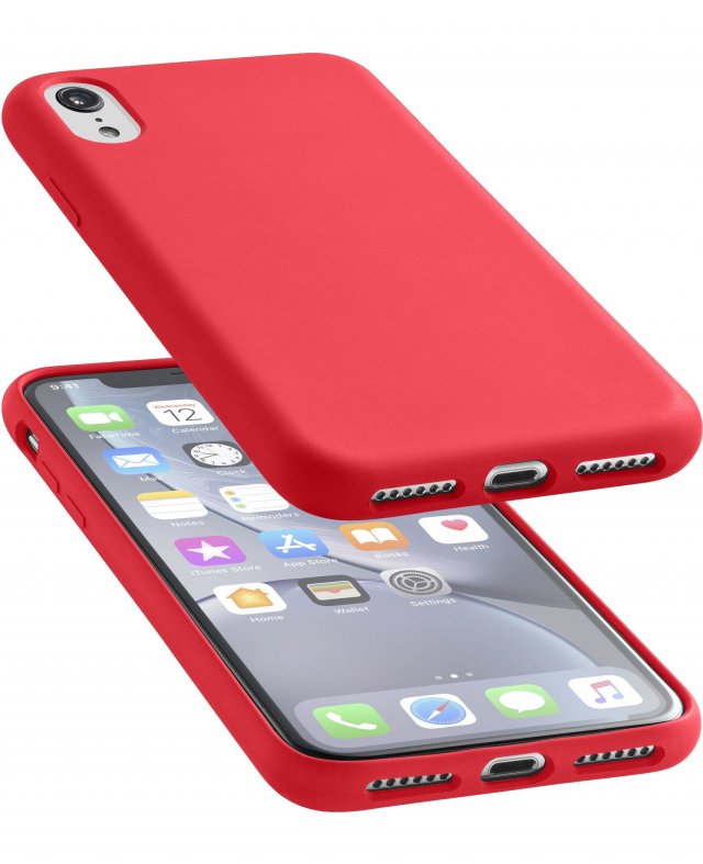 Чехол CellularLine Apple iPhone XR Sensation case Red