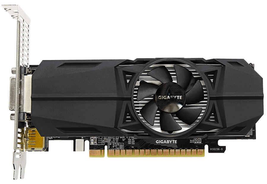 Видеокарта Gigabyte GeForce GTX 1050 3GB GDDR5 (GV-N1050OC-3GL)