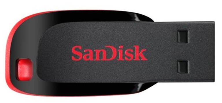 USB Flash Drive SanDisk Cruzer Blade 16Gb Black