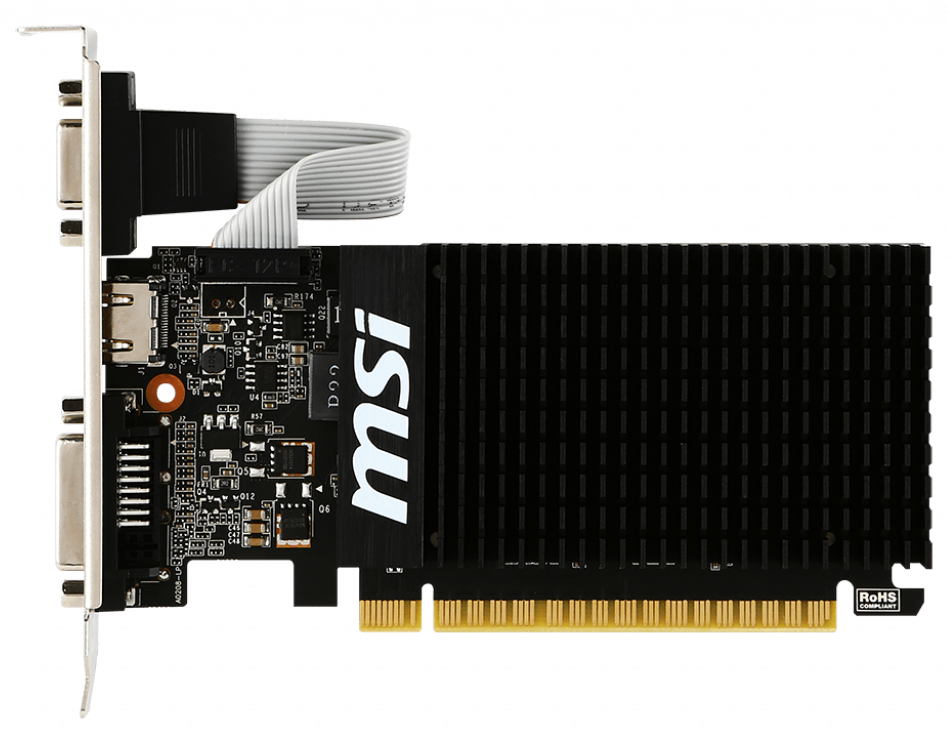 Placă video MSI GeForce GT 710 (GT 710 1GD3H LP)