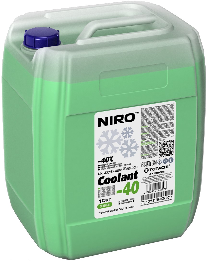 Antigel Totachi Niro Coolant -40С Green 10L