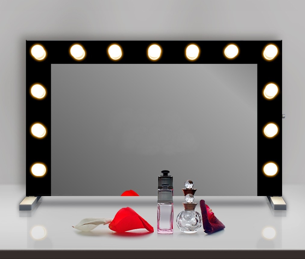 Зеркало для ванной с LED-подсветкой J-Mirror Hollywood T Color 50x50 +acryl film