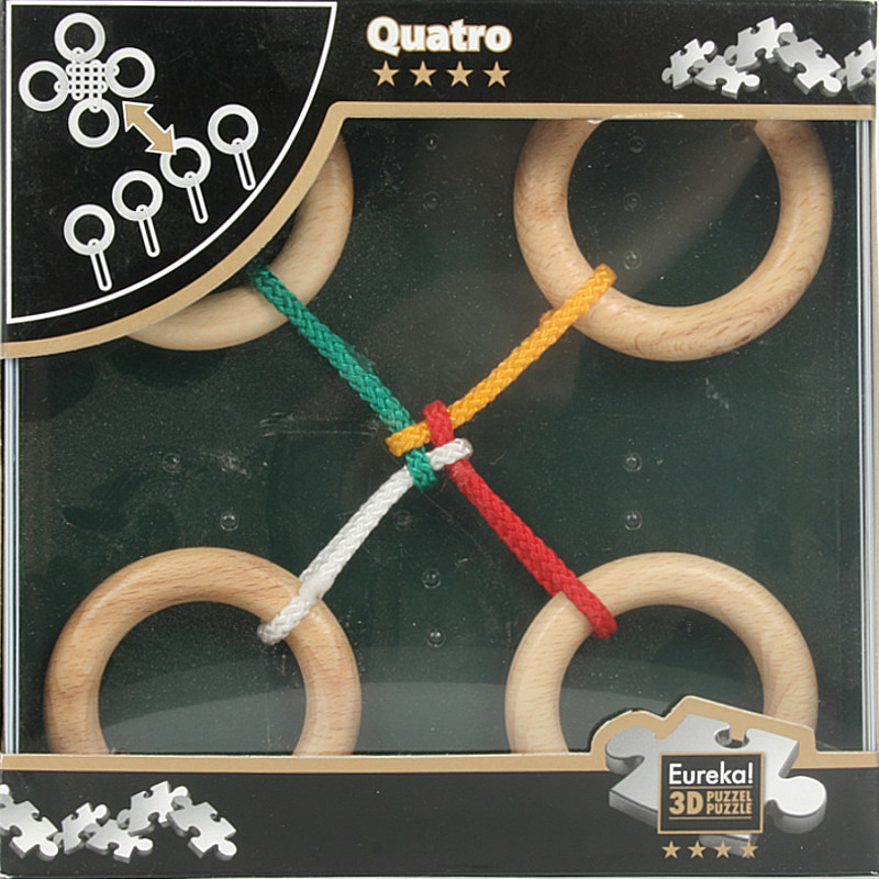 Brain Puzzle Eureka Entertaining Quatro (473061)