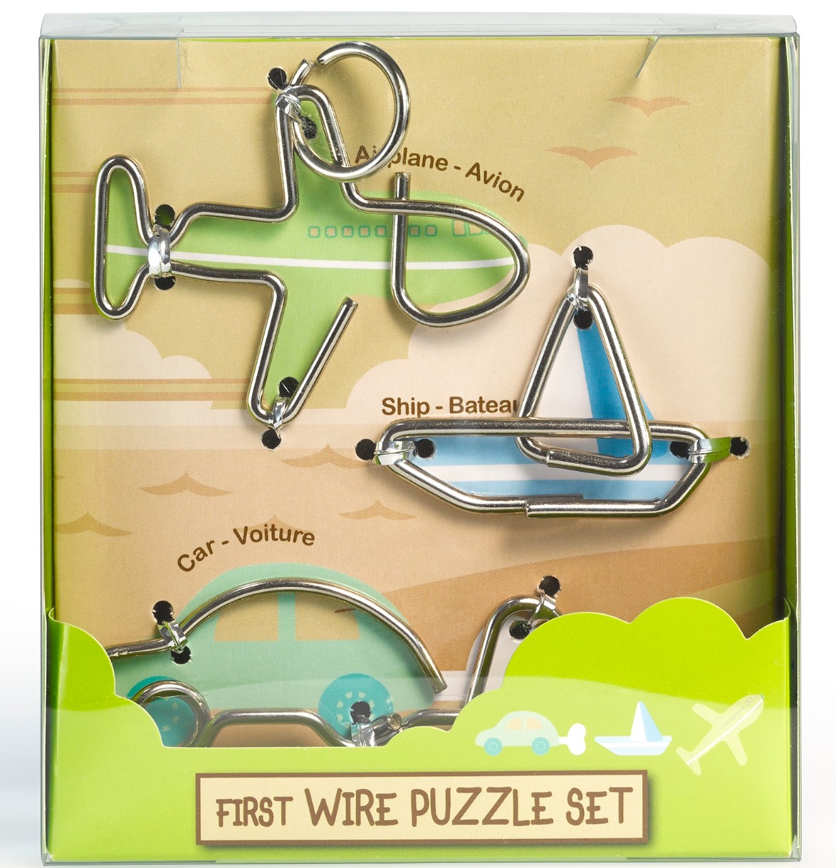 Brain Puzzle Eureka First Wire Puzzle Set Transport (473353)