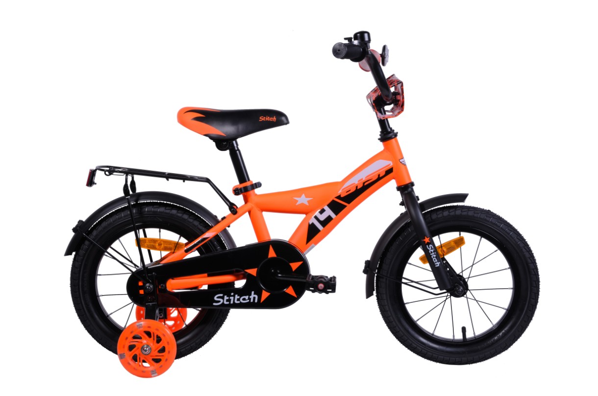 Bicicletă copii Aist Stitch 14 Orange