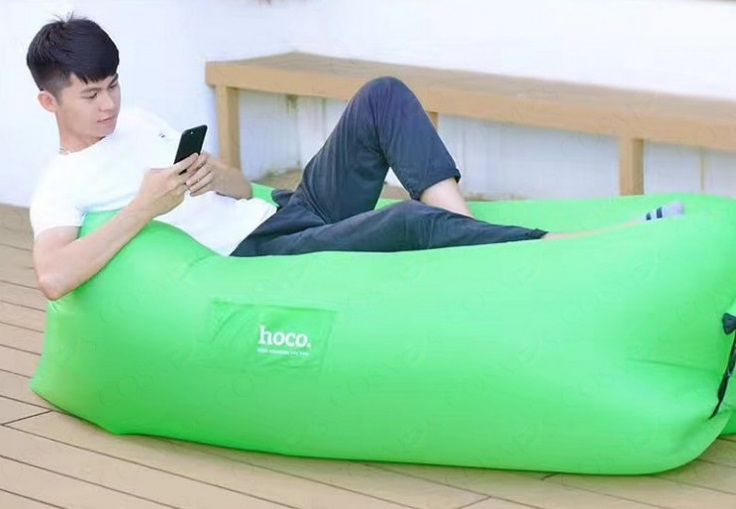 Надувной диван Hoco Aerated Sofa Lazy Green