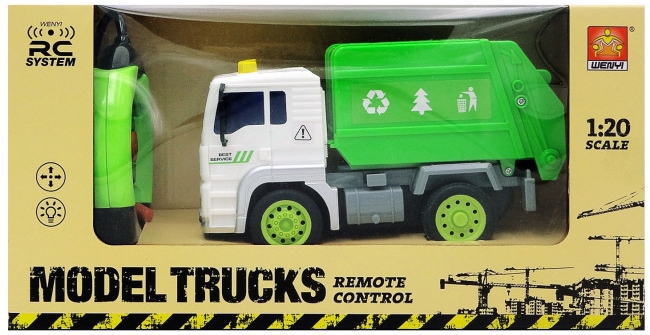 Jucărie teleghidată Wenyi 1:20 Sanitation Truck (WY1520A)