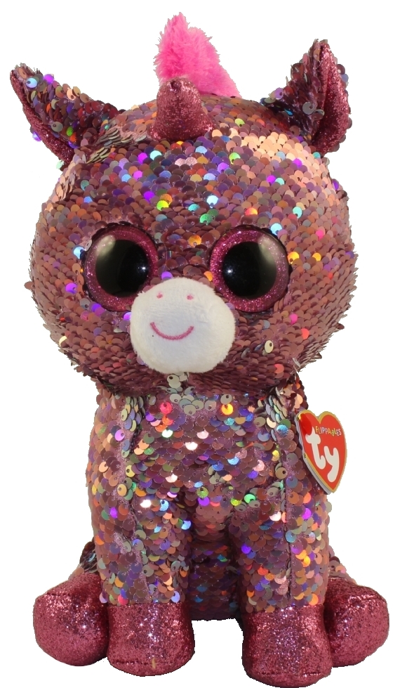 Мягкая игрушка Ty Flippables Sparkle Pink Unicorn 24cm (TY36436)