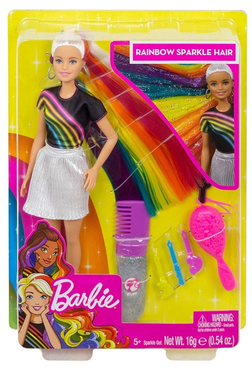 Кукла Barbie Rainbow Sparkle Hair Doll (FXN96)