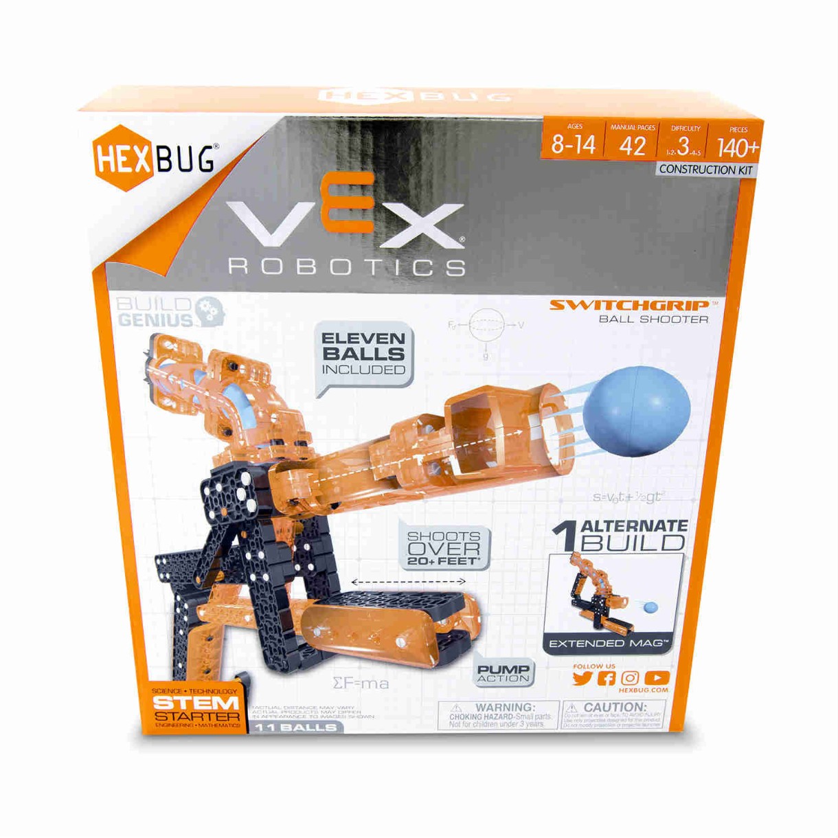 Конструктор Hexbug VEX Robotics SwitchGrip Ball Shooter (406-5517)