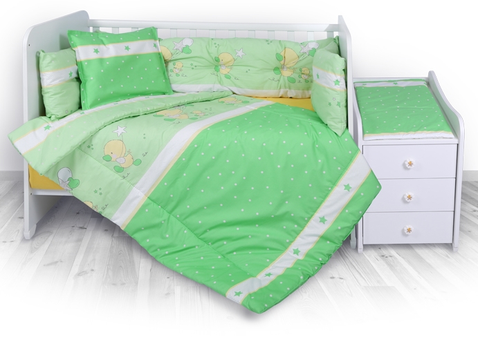 Детское постельное белье Lorelli Ranforce Little Ducks Green (20800052803)
