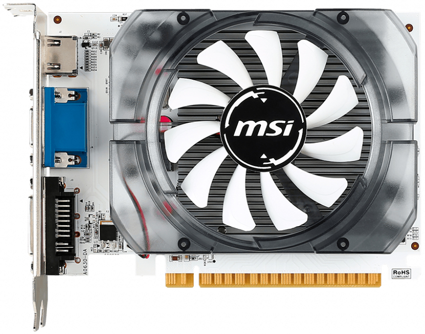Placă video MSI GeForce GT 730 2GB DDR3 (N730K-2GD3/OCV1)