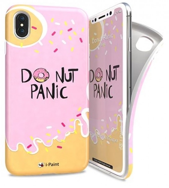 Чехол I-Paint Soft IPhone X Donut (840104)