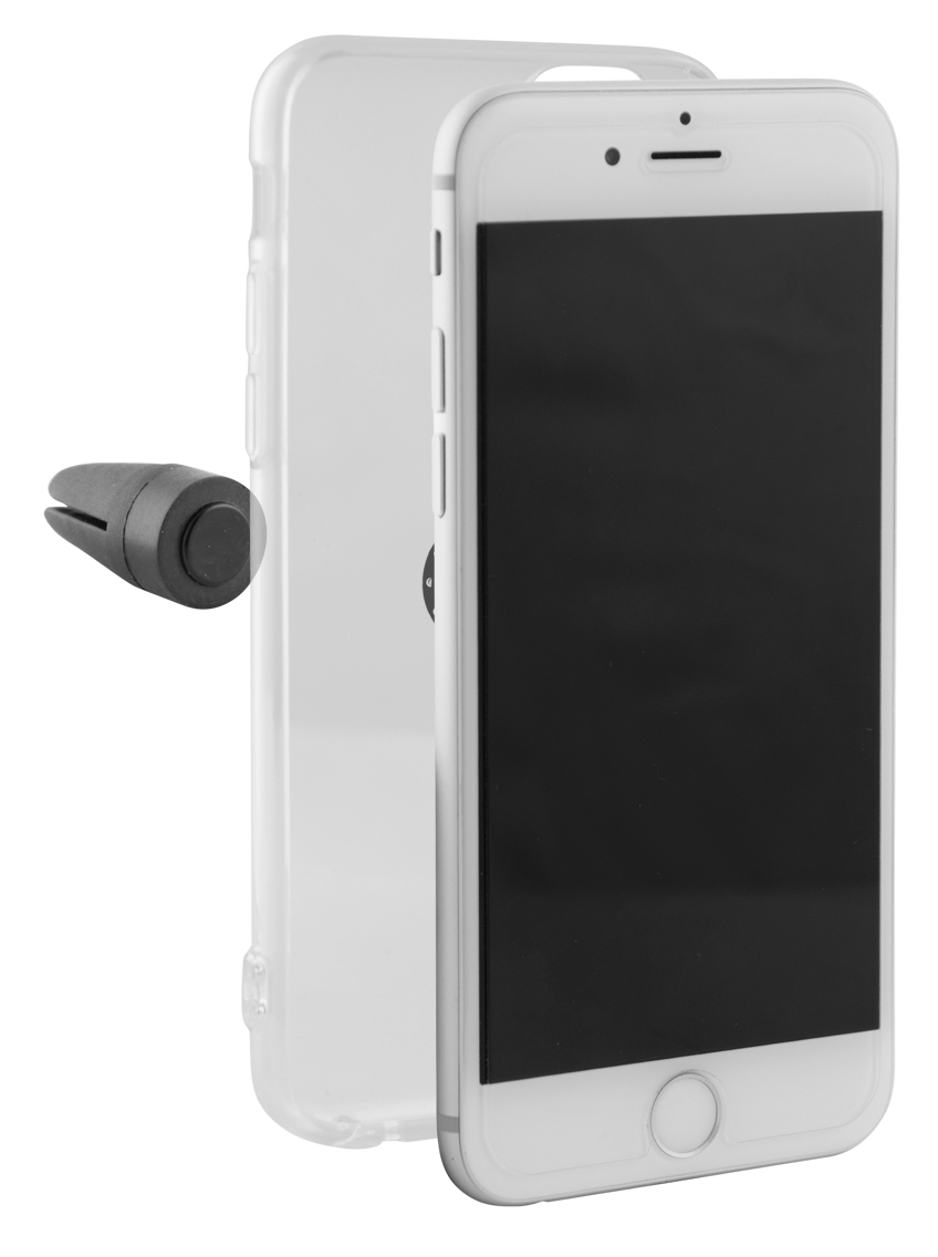 Чехол KSIX Magnetic Clip IPhone 7/8 Transparent (B0935FTK00)