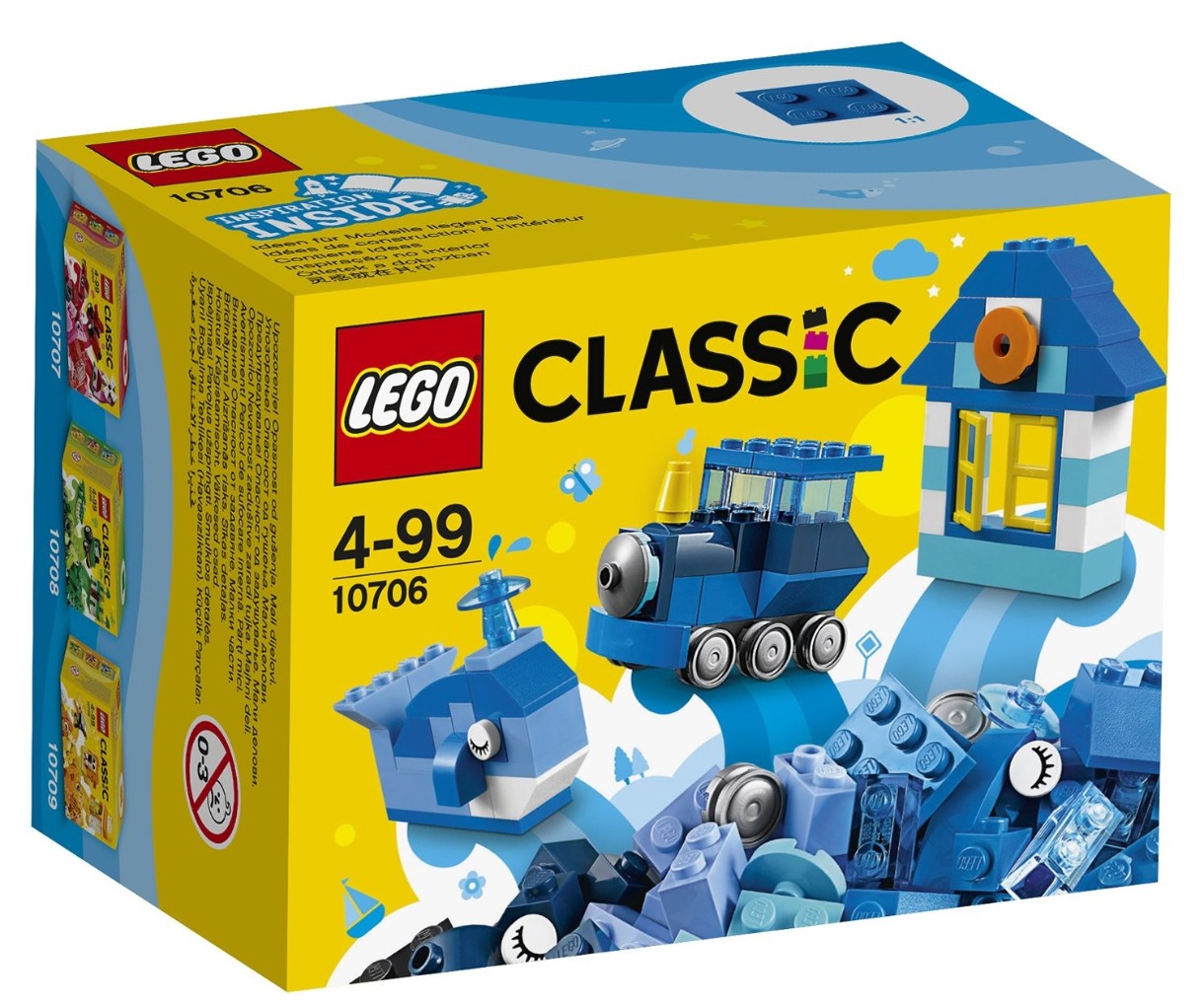 Set de construcție Lego Classic: Blue Creativity Box (10706)