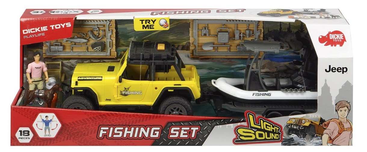 Mașină Dickie Fishing Set (3838001)
