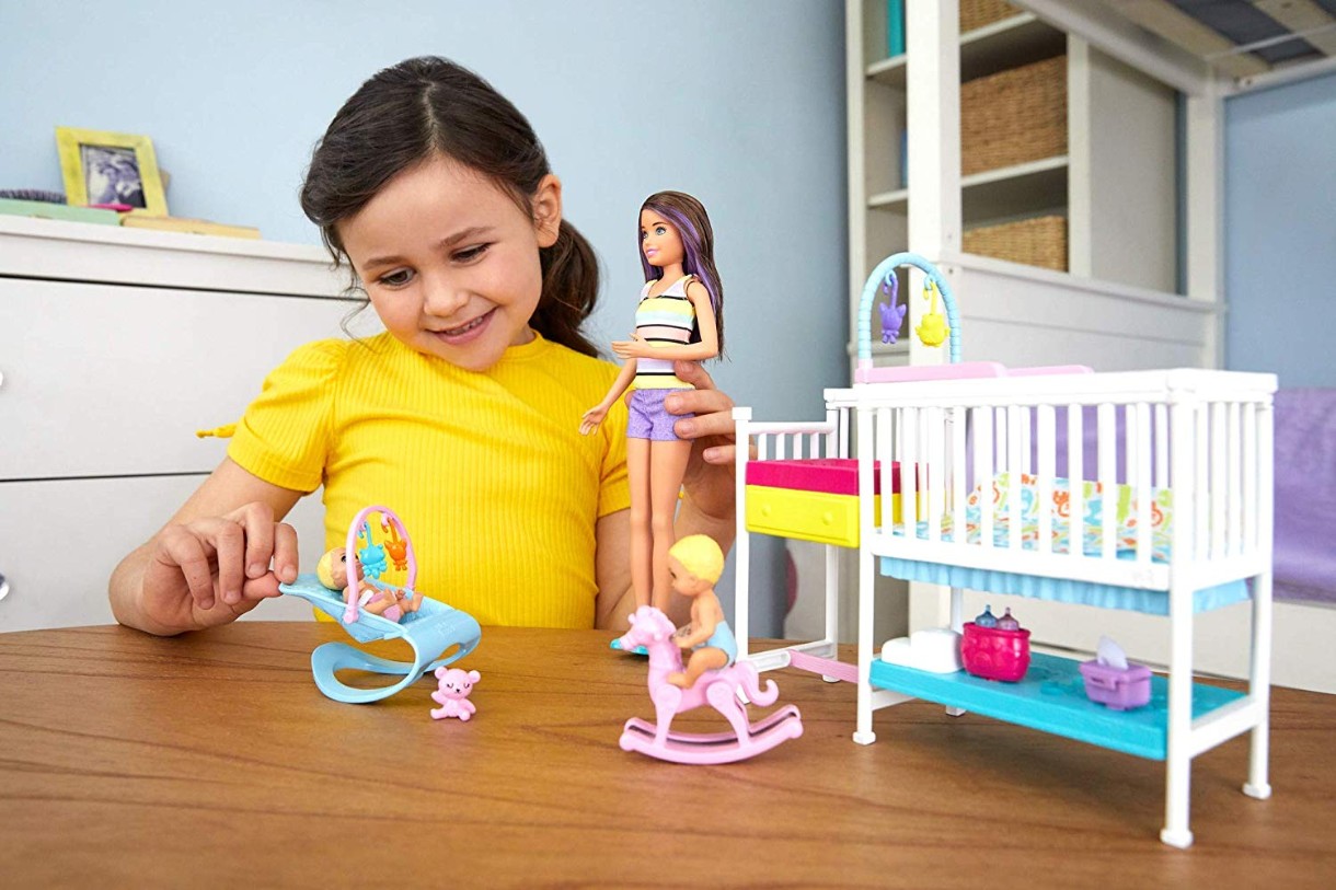 Кукла Barbie Nap "N" Nurture Nursery (GFL38) – PandaShop.md. Купить Кукла  Barbie Nap "N" Nurture Nursery (GFL38) по выгодной цене в Кишиневе, Молдове