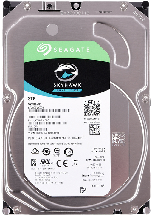 Жесткий диск Seagate Surveillance 3Tb SkyHawk (ST3000VX009)