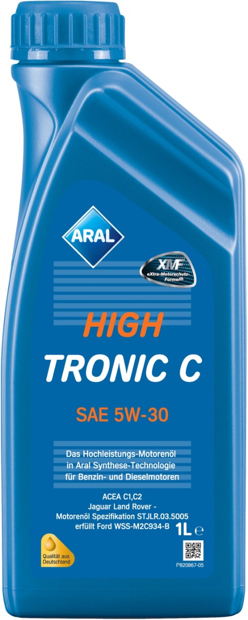 Моторное масло Aral HighTronic C 5W-30 1L