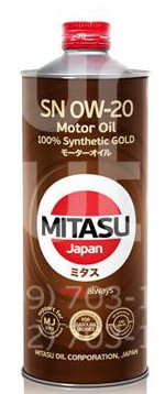 Моторное масло Mitasu Dexos1 Gold SN GF-5 0W-20 1L