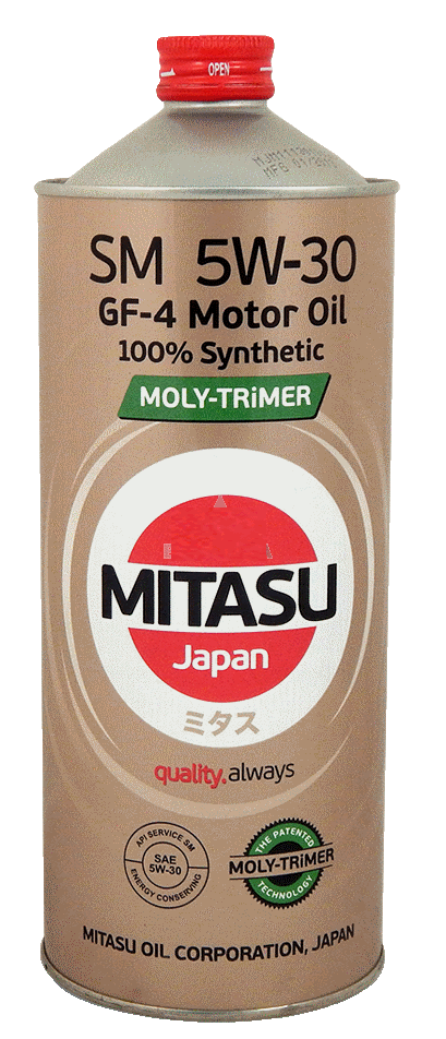 Моторное масло Mitasu Moly-Trimer GF-4 5W-30 1L