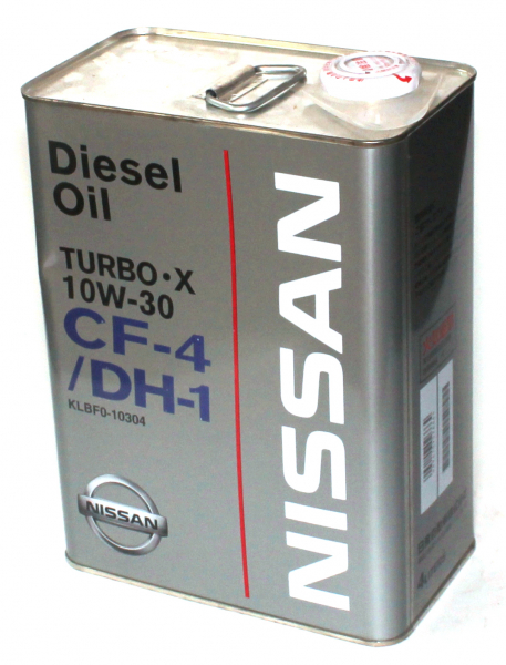 Моторное масло Nissan Diesel Oil Turbo X CF-4/DH-1 10W-30 4L