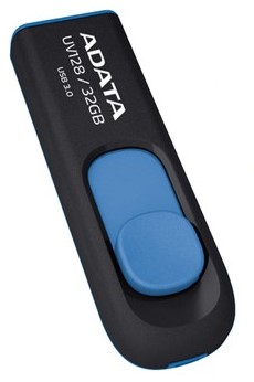 USB Flash Drive Adata UV128 128Gb Black-Blue