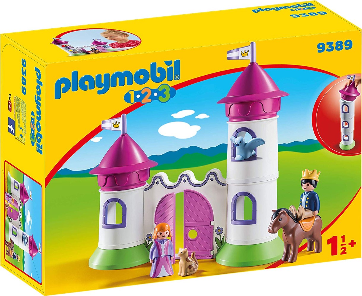 Конструктор Playmobil 1.2.3: Castlewith Stackable Towers (9389)