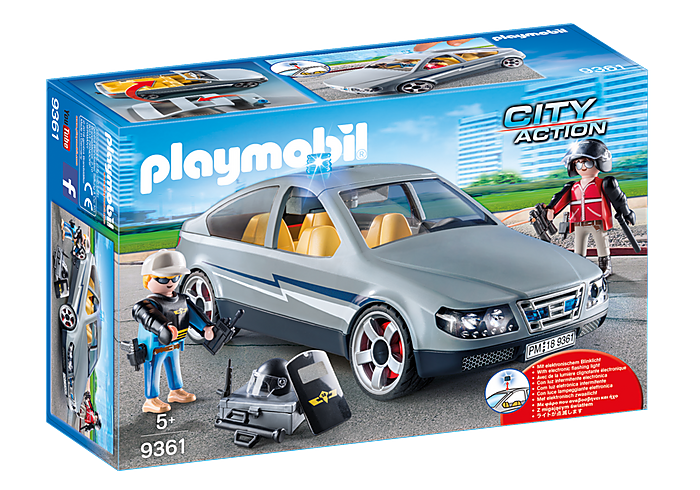 Mașină Playmobil City Action: Tactical Unit Undercover Car (9361)