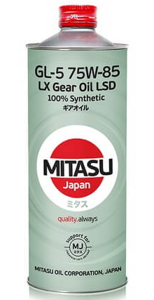 Трансмиссионное масло Mitasu GL-5 LSD LX 75W-85 1L
