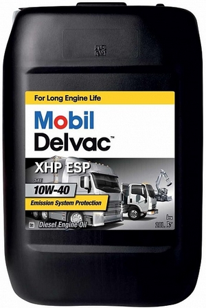 Моторное масло Mobil Delvac XHP ESP 10W-40 20L