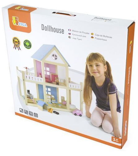 Căsuță pentru păpuși Viga Dollhouse (50255)